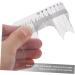 WOONEKY 10pcs Eyebrow Design Ruler Mapping Stickers for Microblading Measuring Ruler Eyebrow Shape White - Buy Online on GoSupps.com