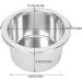Buy Portable Aluminum Wax Warmer Replacement Pot | Quick Heating 100mm Wax Bowl for Hair Removal - Buy Online on GoSupps.com