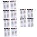 FOMIYES 12 Pcs Eyebrow Stickers Makeup Stickers Eyebrow Shape Stickers Imitation Eyebrow Semi-permanent Tool