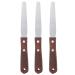 3PCs stainless steel waxing sticks wax applicator sticks metal hair removal waxing spatula landfillation Applicator for body hair.