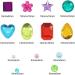 1782pcs Self Adhesive Gems & Rhinestones Stickers for Crafts - Assorted Shapes & Multicolor Jewels Bling - Buy Online on GoSupps.com