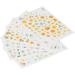 6 Sheets Nail Art Stickers Nail DIY Stickers Easy To Disassemble Self Adhesive Design Environmentally Friendly Material Sunflower Daisy Pattern Nail Art Decals Nail Glue - Buy Online on GoSupps.com