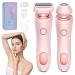 Duskofficial Razor DuskOfficial The Glide Pro 3.0 Waterproof Electric Razor Silkglide Pro Razor Dusk Official Electric Razor 2 in 1 Electric Shaver Razors for Women (Pink)