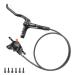 Acciaiie Shimano MT200 Hydraulic Brakes, 2 Piston Left Front 800mm Right Rear 1400mm with Rear is/PM Adapter MTB Hydraulic Brakes, Dual Disc Brakes Fit 160mm Rotors Hydraulic Disc Brakes left front brake -800mm