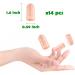 Breathable Gel Finger Cots (14 PCS) for Eczema, Wounds, Arthritis - Beige - Buy Online on GoSupps.com