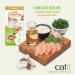 Catit Creamy Superfood Treats - Chicken Recipe with Coconut and Kale - 4 Tubes x 10 Gram - Pack of 12 Retail Units - Buy Online on GoSupps.com