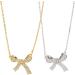 KUAIYIJU Butterfly Necklace with Rhinestone Bow - Stylish Gold Accessory for Women & Girls - International Shipping - Buy Online on GoSupps.com
