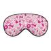 Breast Cancer Sleep Mask for Women Adjustable Sleeping Eye Shades Cover with Elastic Strap