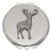 Standing Stag Compact Mirror Handbag Gift With Free Engraving 348