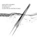 Professional Stainless Steel Tweezers Set for Blackhead Removal - Acne Comedone & Pimple Tool for Flawless Skin - Buy Online on GoSupps.com