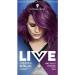 Schwarzkopf LIVE Urban Metallics Vibrant Long Lasting Permanent Purple Hair Dye Infused with Coconut Oil for Shiny Hair Amethyst Chrome U69 Permanent Amethyst Chrome