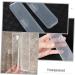 Exceart Transparent Toothbrush Case - Travel Storage Box for Toothbrush & Cutlery | Versatile White Plastic Travel Container - Buy Online on GoSupps.com