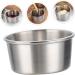 ABOOFAN 4pcs Sauce Plate Dip Cups Multi-Function Sauce Container Condiments Dishes Seasoning Dish Cup French Fries Ketchup Cups Practical Dipping Bowls Stainless Steel Mold Mini 5.8X4.5X3.3CM Silver - Buy Online on GoSupps.com