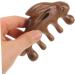 Hoement Wooden Massage Comb - Practical Body Acupuncture & Thai Massager Tool for Relaxation - Buy Online on GoSupps.com