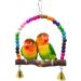 HONBAY Wooden Bird Swing Perch Toy for Small Birds - Parrot Hanging Toy - Buy Online on GoSupps.com