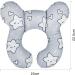 Baby Travel Pillow - Head & Neck Support Cushion for Infant 0-1 Year Old | Car Seat, Pushchair, Stroller | Star Design - Buy Online on GoSupps.com