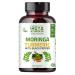 Organic Moringa Oleifera Powder & Turmeric Root Powder with Blackpepper 120 Capsules | Made with Organic Moringa Turmeric and Black Pepper | Vegan Gluten-Free and Non-GMO.