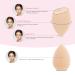 Buy Wllhyf 12 Pcs Mini Makeup Sponge Set - Blending Sponges for Flawless Foundation & Cream - Ideal for Light Skin Tone | International Shipping - Buy Online on GoSupps.com