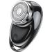 Electric Shaver One-Button Use Electric Razor for Men Rotary Portable Mini Shaver Pocket Size Rechargeable Wet&Dry IPX6 Waterproof Travel Home Office Car (Black)