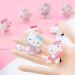 Japanese Character Hair Accessories Set - Kuromi Melody Hair Clips, Cinnamoroll Pompom Purin Hair Ties, Hello Kitty 10pcs - Perfect Gift for Girls - Buy Online on GoSupps.com