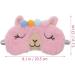 Shop Soft Plush Cartoon Animal Sleeping Eye Masks - 2Pcs Cashmere Blindfold for Travel & Sleep - Buy Online on GoSupps.com