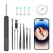 Vegena ear wax removal Otoscope wifi ear cleaner camera ear cleaner for adults with 6 LED luminous ear cleaner ear wax Suitable for different smart devices (black)