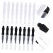 Didiseaon 60 Pcs Eyebrow Brush Set - Tiny Eyebrow Lamination & Makeup Tools - Eyelash & Brow Brushes - Black & White Toothbrush Design for Perfect Lash & Brow Grooming - Buy Online on GoSupps.com