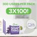 BAMBOEARTH Antibacterial Paper Soap Sheets - 3 Pack Portable Disinfecting Hand Washing Strips, Dissolvable & Disposable Travel Soap Sheets, Lavender Scented Dry Mini Soap Sheets - Buy Online on GoSupps.com