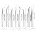 Eyelash Extension Tweezers Set | Precision Straight & Curved Tips | 8-Part Eyebrow Tweezers for Perfect Eyebrows | International Shipping Available - Buy Online on GoSupps.com