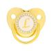 Golden Baby Bite Rings | 26 Letter Pacifier & Fruit Feed Dispenser | Safe Medical Materials - Buy Online on GoSupps.com