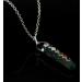 Harmonize Nephrite Jade Pencil Wand 7 Chakra Balancing Therapy PendantReiki Healing Crystel Spiritual - Buy Online on GoSupps.com
