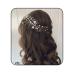 Unicra Bride Wedding Hair Vine Silver Crystal Headband Headpiece Flower Hair Accessories for Women