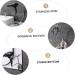 Beavorty Hair Rack Storage Hands Rotating Bracket Bathroom Cup Blow Stand Dryer Hand Suction Holder - Buy Online on GoSupps.com