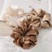 6 Pcs Silk Hair Scrunchies Hair Ties Set - Classic Color Hair Elastic Bracelet Ponytail Holders for Women and Girls - 4.5 Inch (Pack of 6) - Buy Online on GoSupps.com