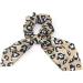Fodattm Set of 4 Leopard Elastic Rabbit Ear Hair Scrunchies Hair Band Bowknot Hair Rope Ponytail Holder Hair Ties - Buy Online on GoSupps.com