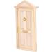 YYQTGG Miniature Wooden Door - Birch Craftsmanship for 1:12 Dollhouse Decor - 4 Grids - Buy Online on GoSupps.com