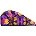 Purple Flower Microfiber Hair Towel - Soft Super Absorbent Quick Dry Wrap for Long Curly & Thick Hair - Buy Online on GoSupps.com