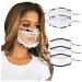 Dittodom Breathable Reusable Washable Headscarf with Transparent Window for Adults 5 Pack