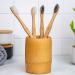 BlauKe Bamboo Toothbrushes 4-Pack | Soft Bristles | Biodegradable Eco-Friendly Charcoal Toothbrushes - Buy Online on GoSupps.com