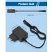 12V Charging Cable for Brown Razor Series 9 8 7 6 5 1 3040S 3020S 340S 790cc 7865cc & Silk Epil - International Shipping Available - Buy Online on GoSupps.com