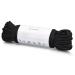 Navaris outdoor survival rope - 4mm 30.5m all -round cords - tearproof cord for camping fishing in black - no climbing rope