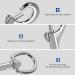 Swivel Snap Hooks Heavy Duty Dog Lead Clip Clasp 360 Swivel Joints Trigger Clips Pet Leashes Key Chain Zinc Alloy Lobster Claw Clasps for Dog Leash Camping Keyring (3 Pcs) - Buy Online on GoSupps.com