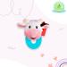 Wristy Buddy Cow Teether for Babies  0-2.5 yrs Baby Chew toys  Easy to hold Wrist Teethers for babies  Natural Organic Freezer Safe Teethers  Relief Sore Gums  Silicone BPA Free Baby Teething Toys Multi - Buy Online on GoSupps.com