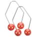 Beaupretty 1 Pair Dimple Makers For Cheeks Dimple Trainer For The Face Facial Care Exerciser Develop Natural Dimples for Cheeks Ball Create a Beautiful Smile Red