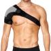 MAIBU Adjustable Shoulder Brace Lightweight Gym Sports Therapy Neoprene Shoulder Support Strap Wrap for Men and Women (Right Shoulder)