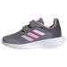 adidas Boys Unisex Kids Tensaur Run 2.0 K Sneaker 38 2/3 EU Grey Three Bliss Lilac Bliss Pink