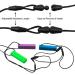 BUDDE 5PCS Sensory Chew Necklace Bundle for Kids - Teething, ADHD, Autism - Food Grade Silicone Oral Motor Chewy Teether - Buy Online on GoSupps.com