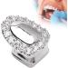 Teeth Jewelry Tooth Gems Teeth Grills Single Tooth Bling Teeth Accessory Decoration for Halloween Party Hip Hop Show (Single portal diamond silver) - Buy Online on GoSupps.com