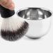 Beaupretty 2-Piece Metal Razor Brush & Bowl Shaving Set for Men | Facial Cleaning & Shaving Gift | 304# Steel - Buy Online on GoSupps.com