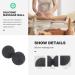 Healvian Peanut Massage Ball - Hand & Foot Massager Roller | Body Massager Device 12x6.3cm - Perfect for Yoga & Relaxation - Buy Online on GoSupps.com